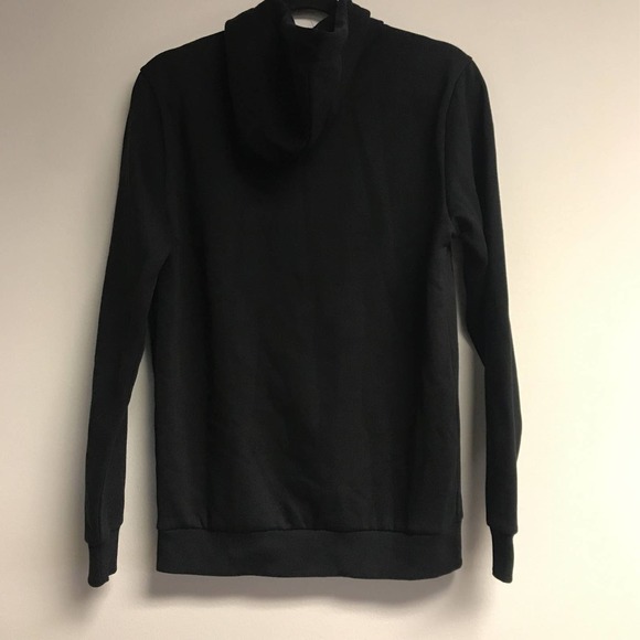 PUMA Men's SMALL Split Logo Hoodie Puma Black/High-Risk Red - Picture 3 of 5